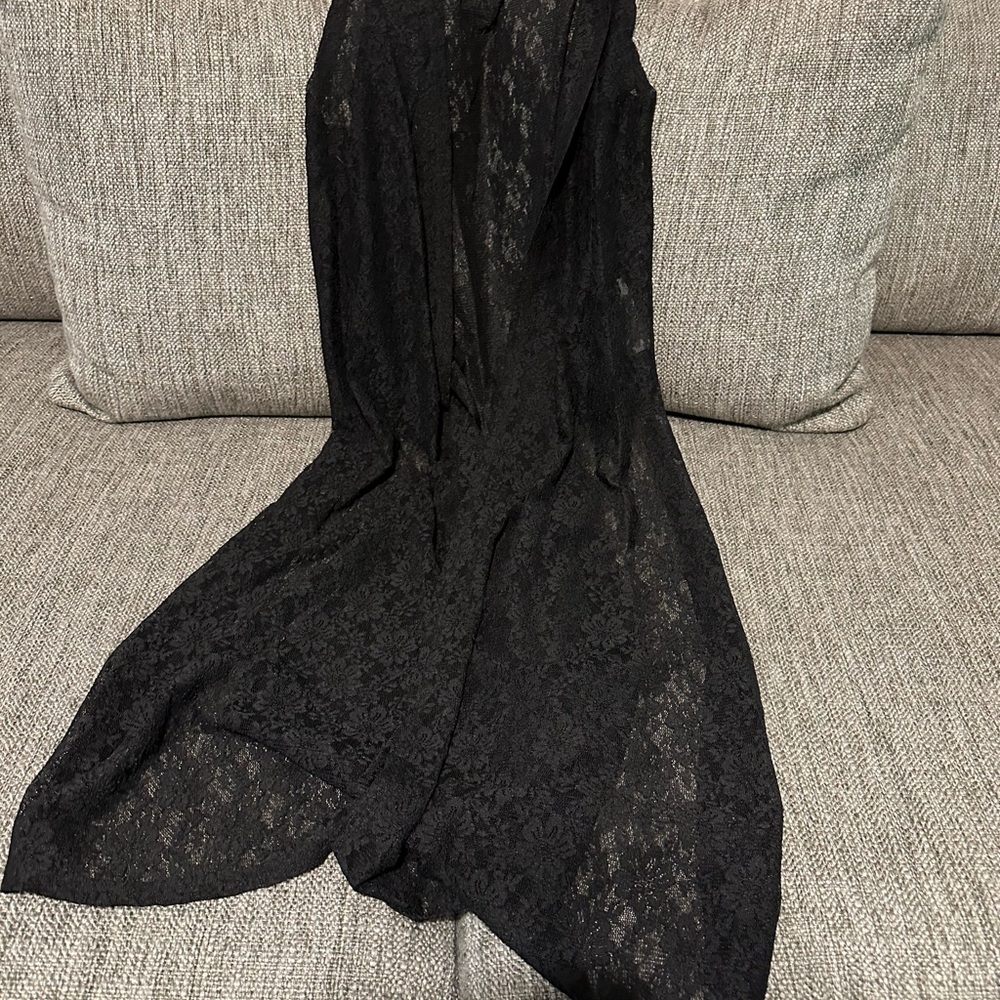 LuLaRoe Black Lace Joy Vest